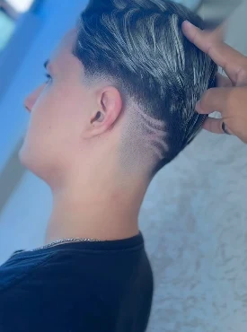 Corte feito na barbearia