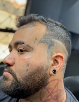 Corte feito na barbearia