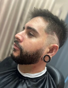 Corte feito na barbearia