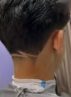 Corte feito na barbearia
