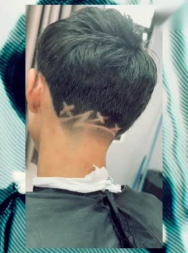 Corte feito na barbearia